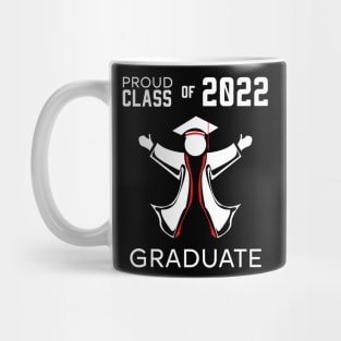 Proud class of 2022 graduate red Mug